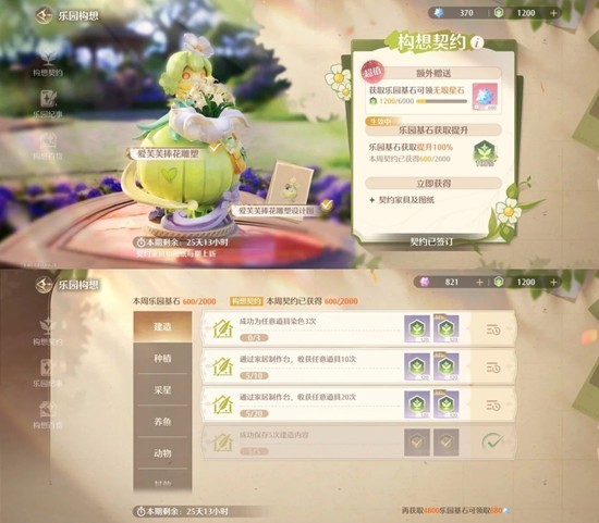 《无限暖暖》家园系统构想契约攻略(图2) 《无限暖暖》家园系统构想契约攻略
