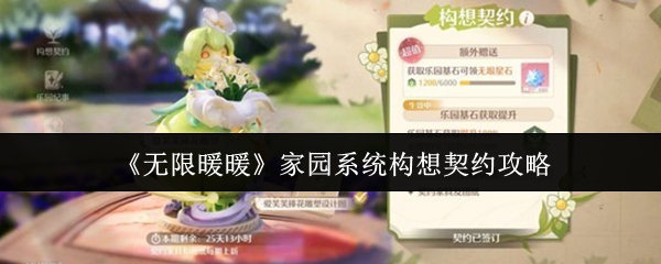 《无限暖暖》家园系统构想契约攻略(图1) 《无限暖暖》家园系统构想契约攻略