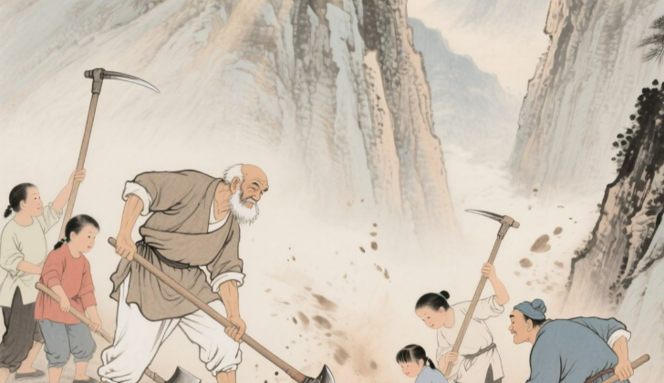 “愚公移山”故事中，愚公想要移走的是哪两座山？