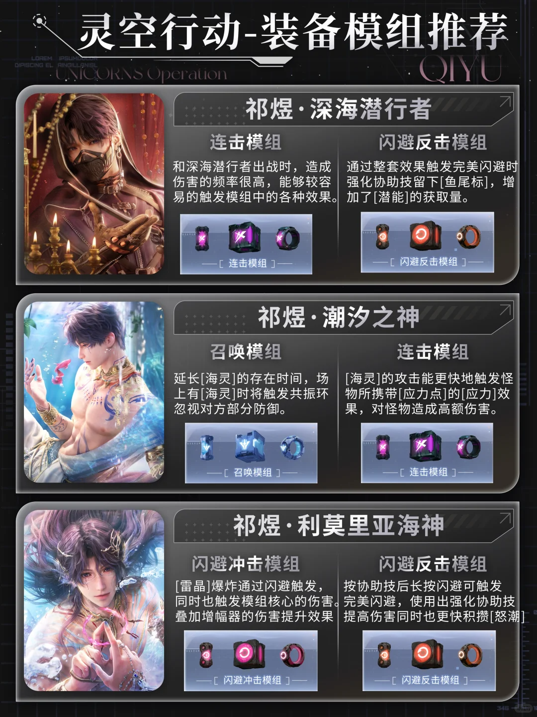 《恋与深空》全男主灵空行动模组选择攻略