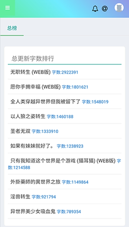
真白萌轻小说 手机版