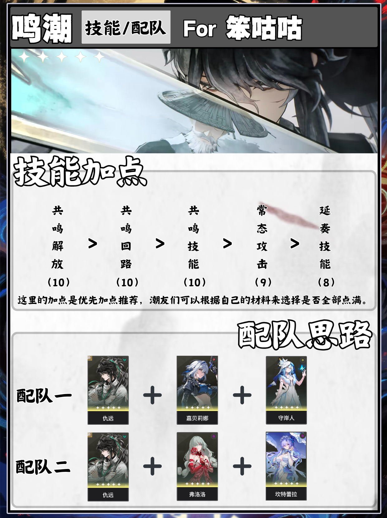 《鸣潮》2.7版本仇远培养攻略(图3) 《鸣潮》2.7版本仇远培养攻略(图3)