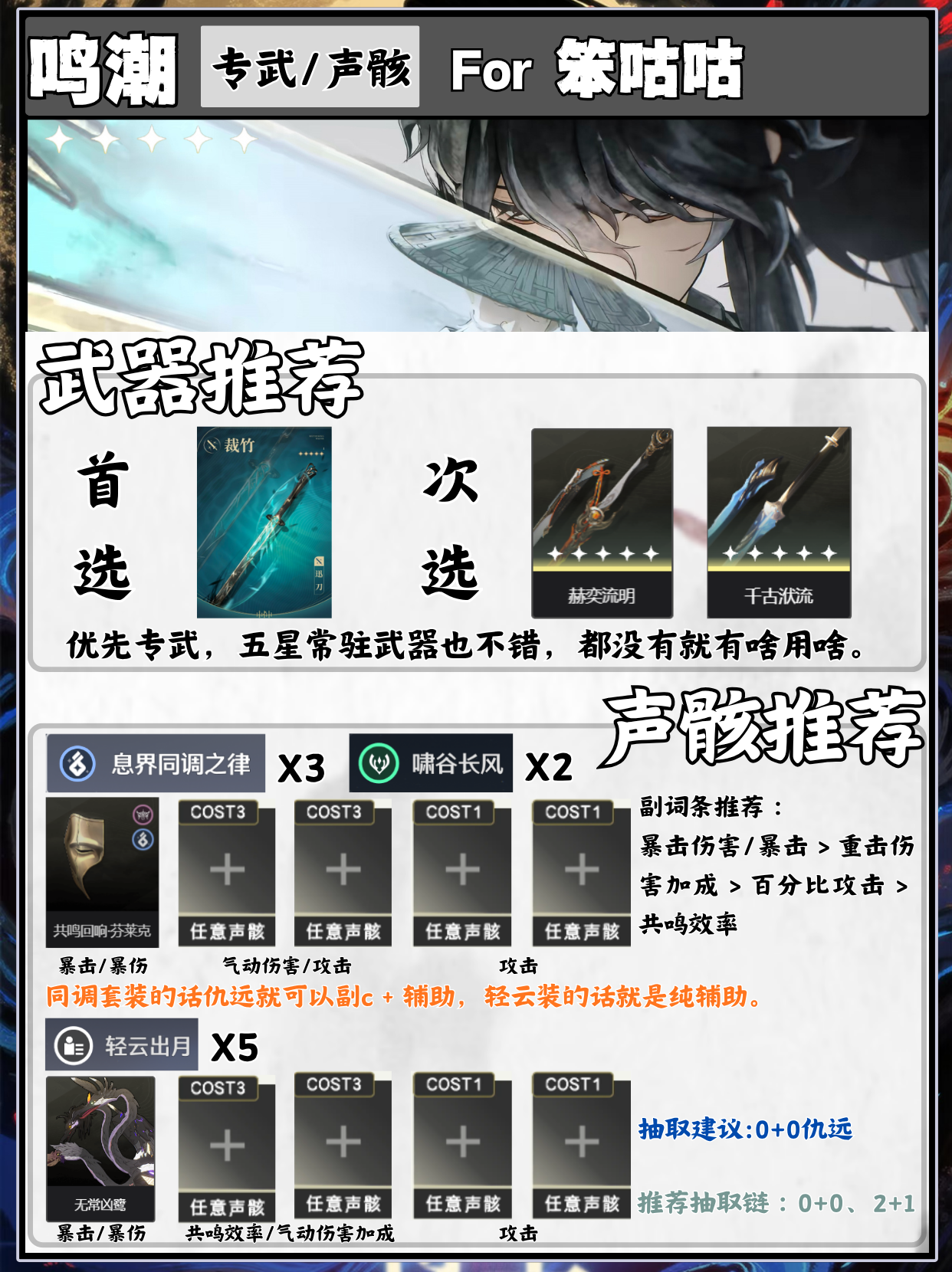 《鸣潮》2.7版本仇远培养攻略(图2) 《鸣潮》2.7版本仇远培养攻略(图2)