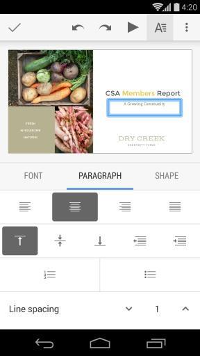 
Google幻灯片 手机版