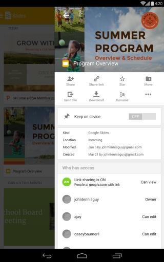 
Google幻灯片 手机版