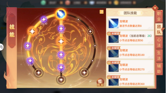 《梦想桃源》团队技能养成攻略