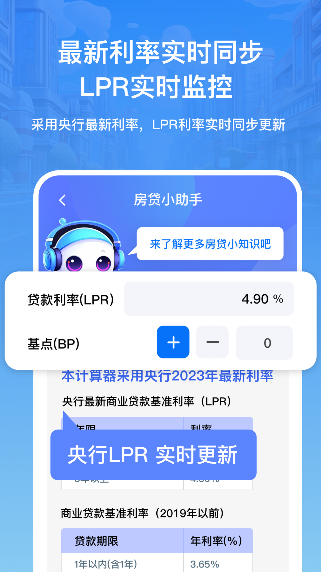 
房贷利率lpr速算专家