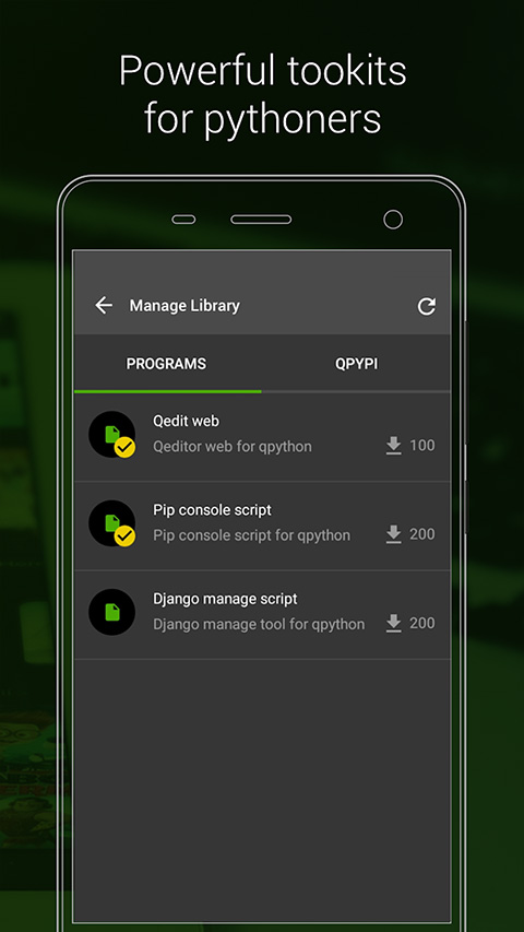 
Qpython3 编辑器手机版