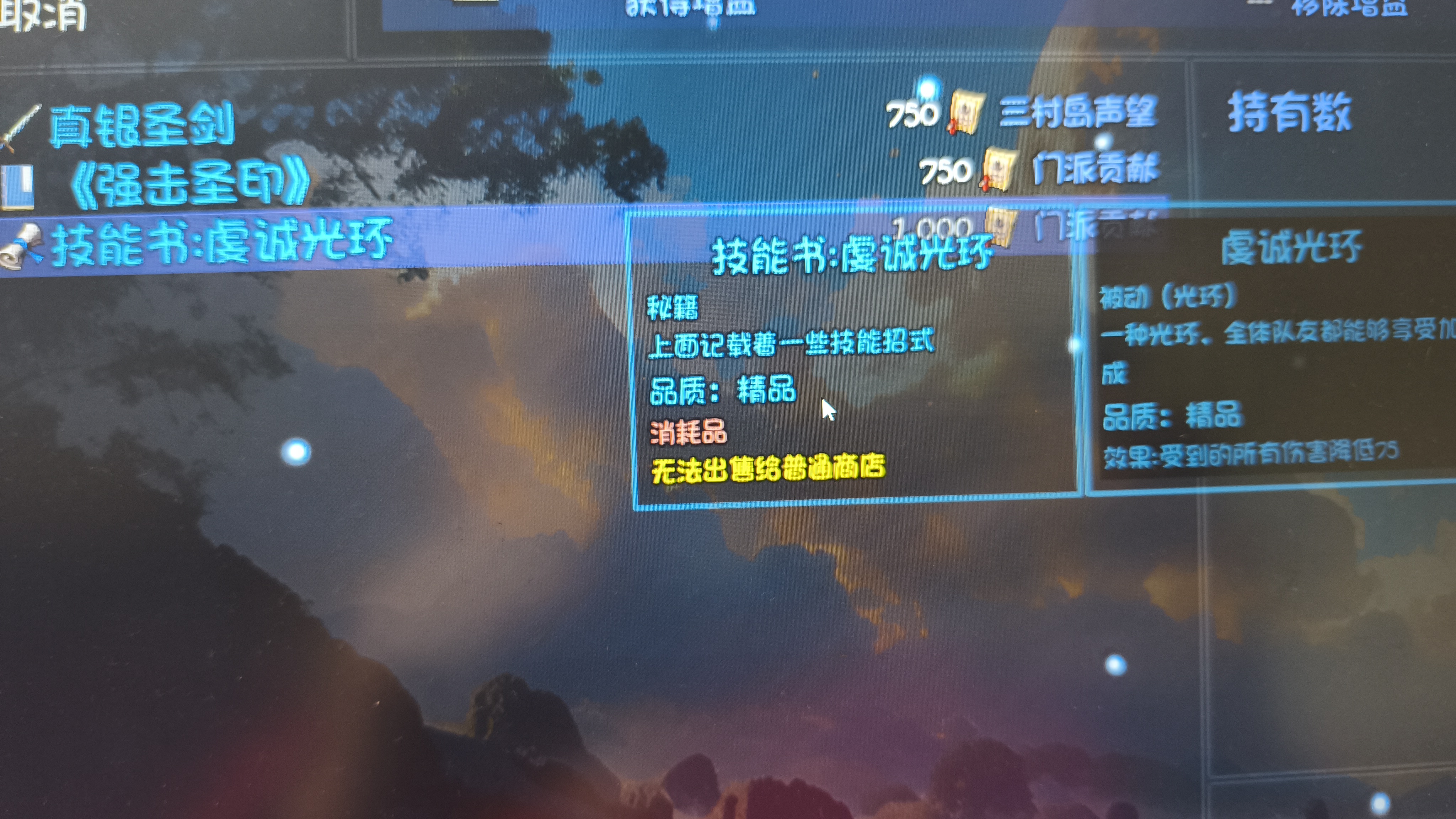 《大千世界2》圣光门派制裁分支加入条件