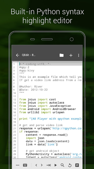 Qpython3 编辑器手机版(图2)
