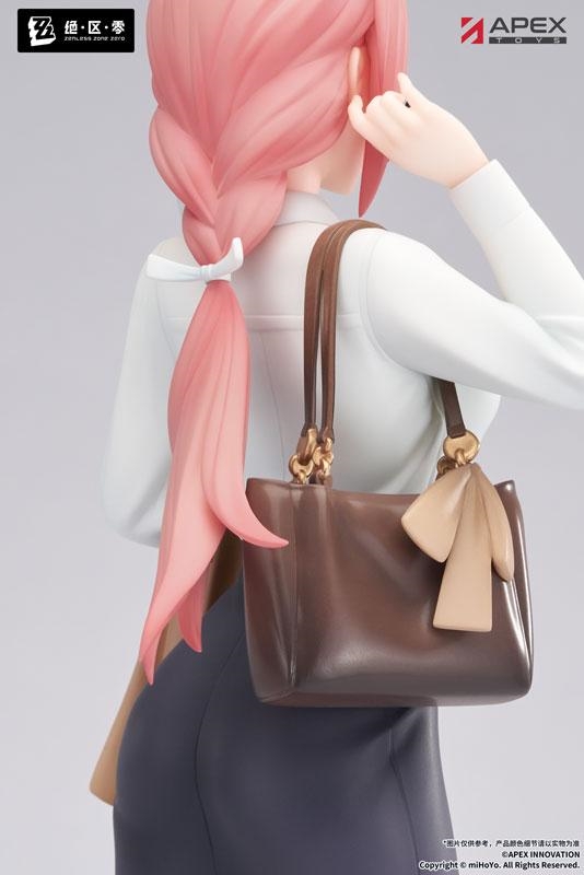 绝区零月城柳 OL风黑丝眼镜尽显成年人魅力 1/8 模型(图3)