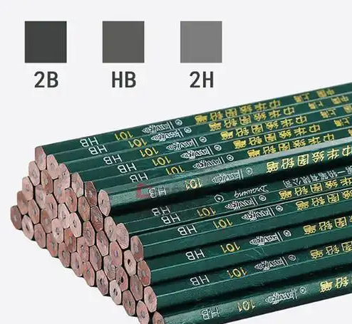 铅笔上通常会有“H”和“B”的型号标识，代表着什么？