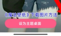 《魔法壁纸》下载图片方法