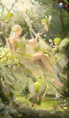 天刀手游全新精灵主题外观今日登场，化身步步生花的森林仙子！