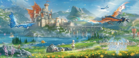 卡普空公布《怪物猎人物语3》精美壁纸：风景秀丽壮观(图3)