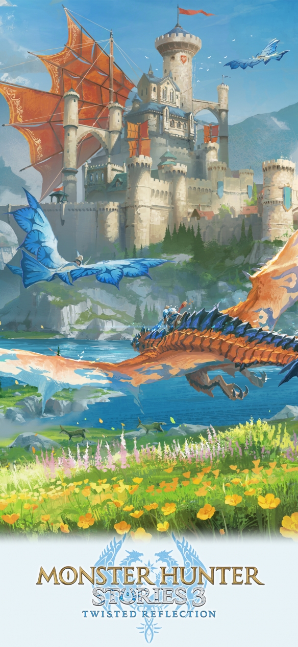 卡普空公布《怪物猎人物语3》精美壁纸：风景秀丽壮观(图5)