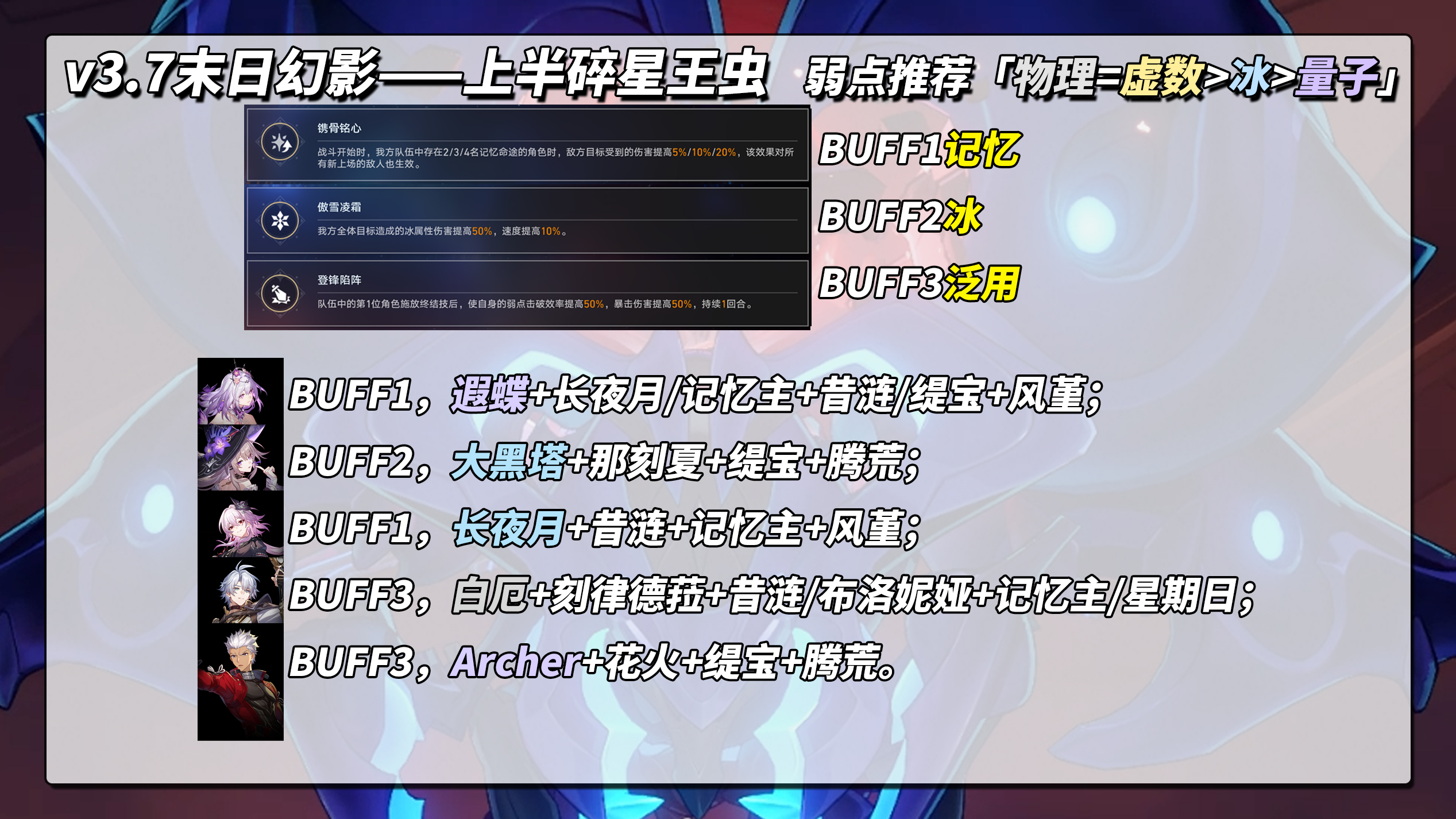 《崩坏：星穹铁道》3.7版本末日幻影满星配队推荐(图5)