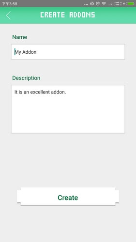 《addons》创建世界方法