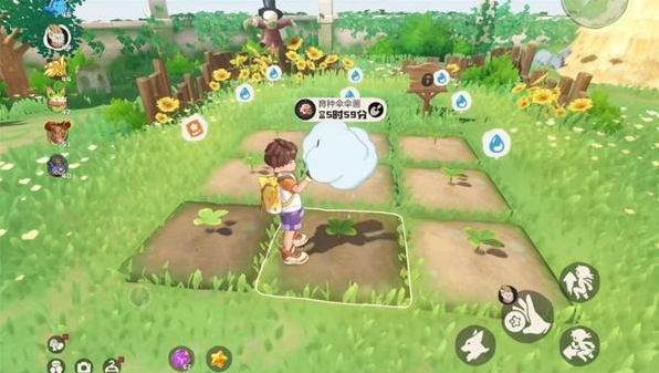 洛克王国世界农场高效浇水施肥技巧4