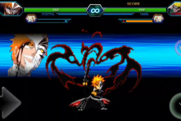 死神vs火影黑崎一护出招连招技巧