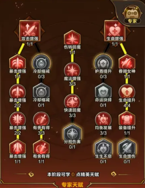 剑与黎明天赋加点推荐3