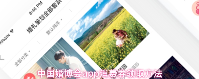 中国婚博会app消费券领取方法