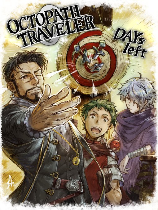 《八方旅人0》精美倒计时插图一览！美术太顶了(图6)