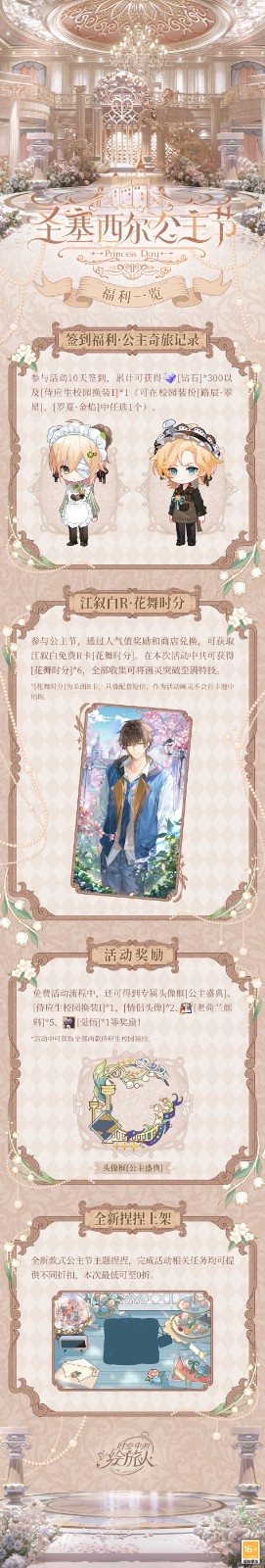《时空中的绘旅人》全新活动「圣塞西尔公主节II」现已开启！