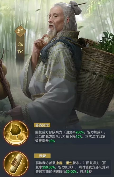 《九牧之野》华佗阵容搭配攻略(图2)