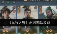 《九牧之野》赵云配队攻略