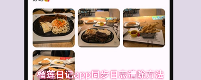 榴莲日记app同步日志清除方法