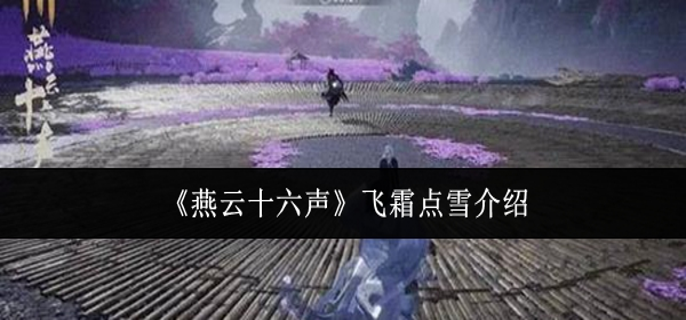 燕云十六声飞霜点雪怎么样-飞霜点雪介绍