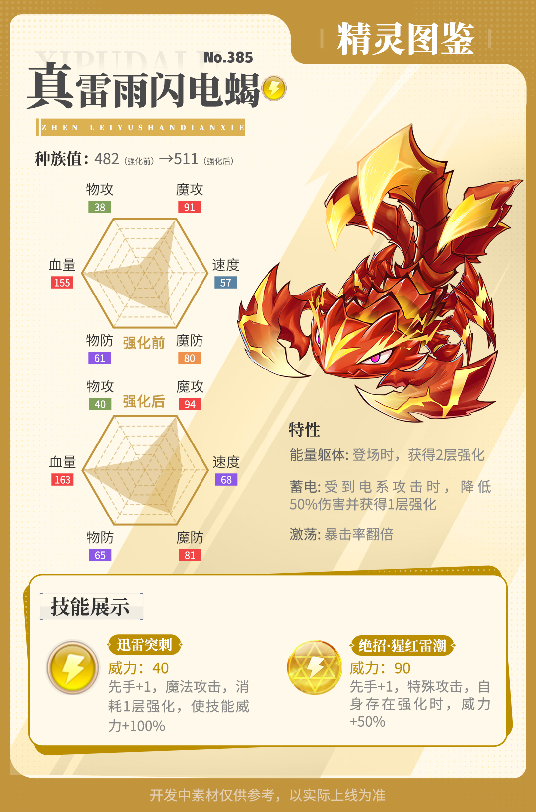 《西普大陆》真雷雨闪电蝎·强化技能展示