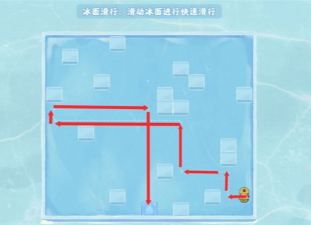 桃源深处有人家淞雪兆吉第五日萝卜人位置及冰面滑行通关图解(图3)