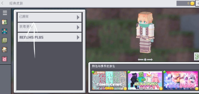 我的世界国际版皮肤导入教学3