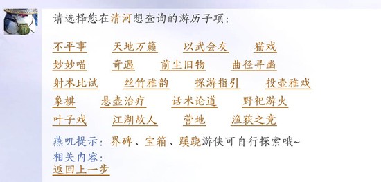 《燕云十六声》游历查询位置一览