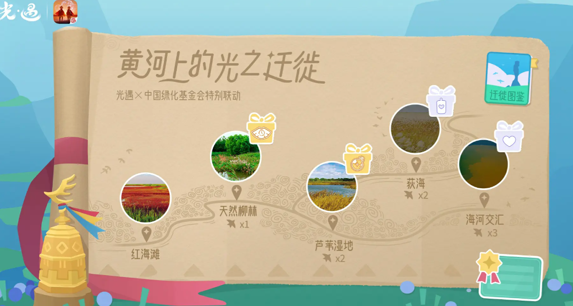 光遇黄河迁徙季活动建设值作用与奖励解锁(图2)