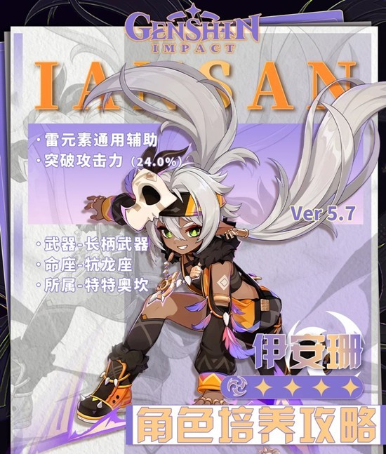 《原神》伊安珊培养攻略