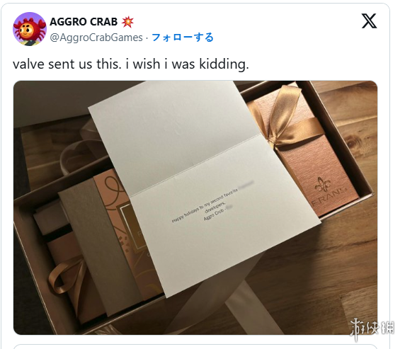 V社圣诞送高级巧克力! 多款热门游戏工作室收礼引热议(图3)