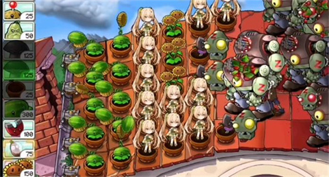 植物大战僵尸娘化版手游