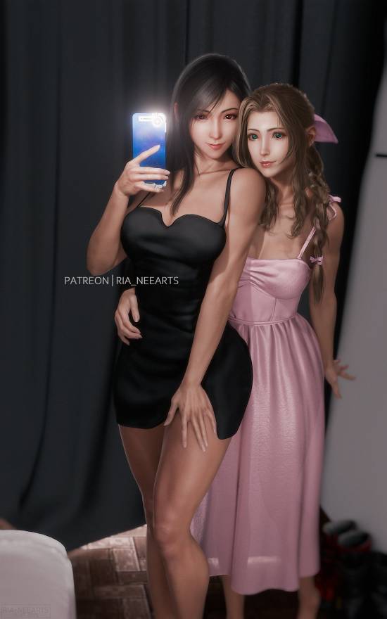 太可啦! 《最终幻想7》全新3D渲染图:蒂法成甜点高手(图5)