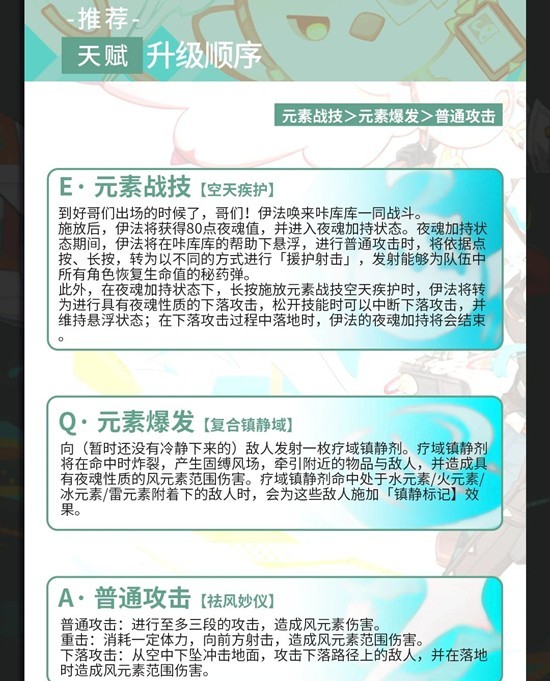 伊法天赋武器配队养成攻略5