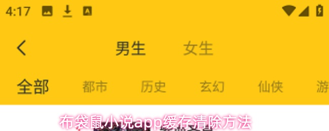 布袋鼠小说app缓存清除方法