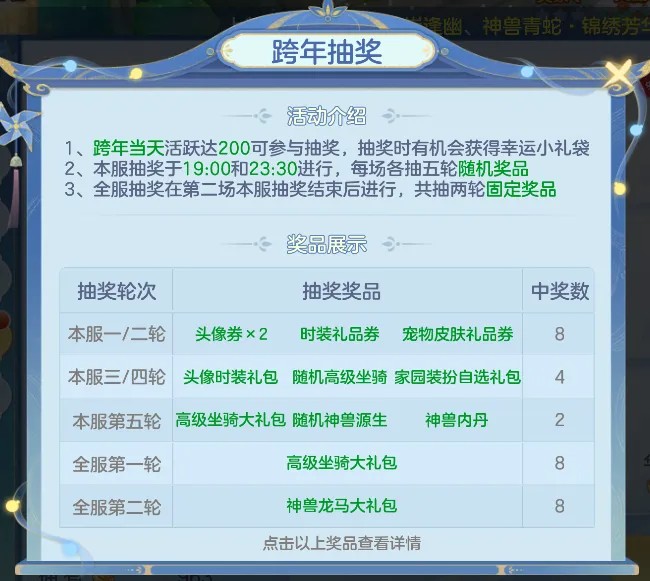 《幻唐志:逍遥外传》元旦大服『二〇二六』火爆开启！全新神兽龙马登场！