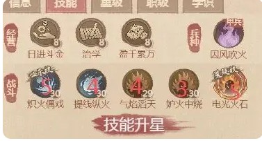 《这城有良田》方士僚属技能升星指南(图6)