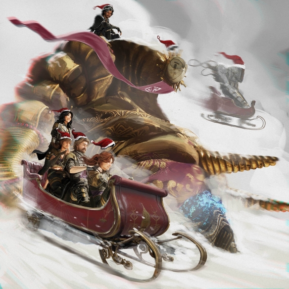 2025游戏界圣诞贺图赏 TGA年度得主领衔各路官方整活(图1)