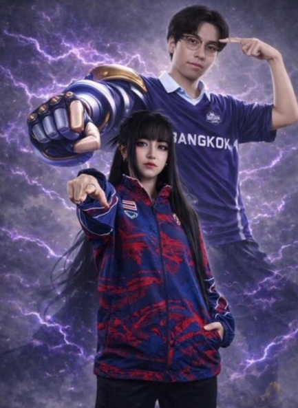 竖中指+躲镜头，RoV女选手比赛上演幽灵代打(图6)