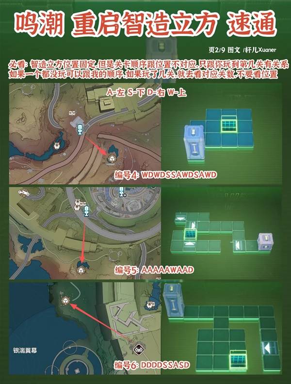 《鸣潮》罗伊冰原智造立方路线标注