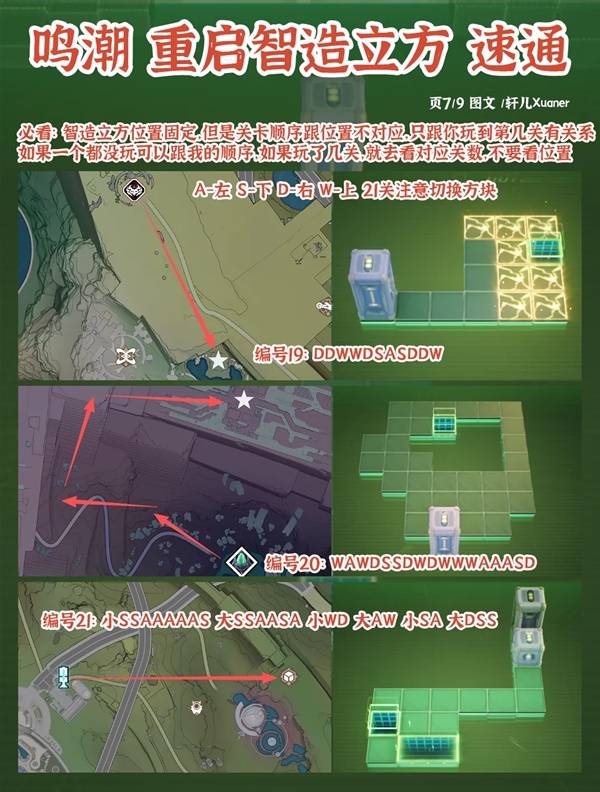 《鸣潮》罗伊冰原智造立方路线标注