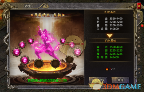 《天命传说传奇》转生系统介绍